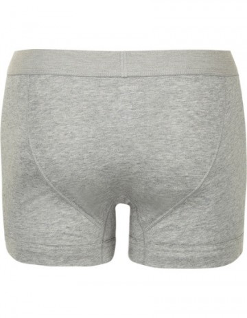 002229 Seidensticker Men Boxer short grijsmelange achter
