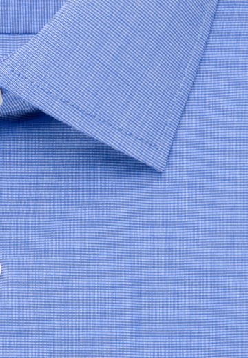 003000 Seidensticker Men's Shirt Regular Fit L/L middelblauw