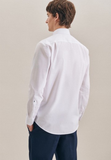 003000 Seidensticker Men's Shirt Regular Fit L/L wit