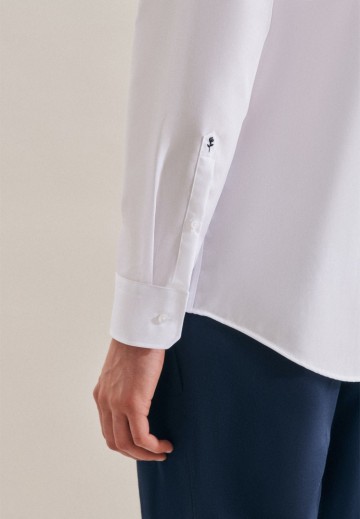 003000 Seidensticker Men's Shirt Regular Fit L/L wit