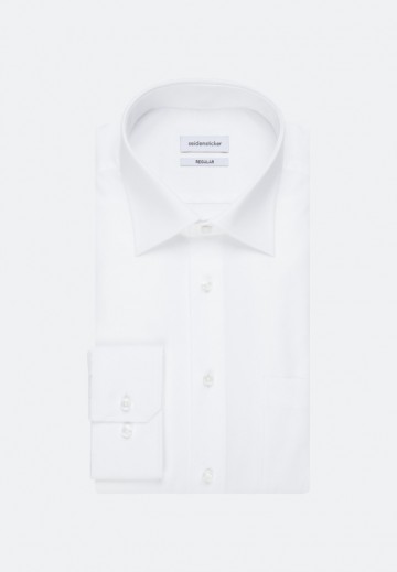003000 Seidensticker Men's Shirt Regular Fit L/L wit