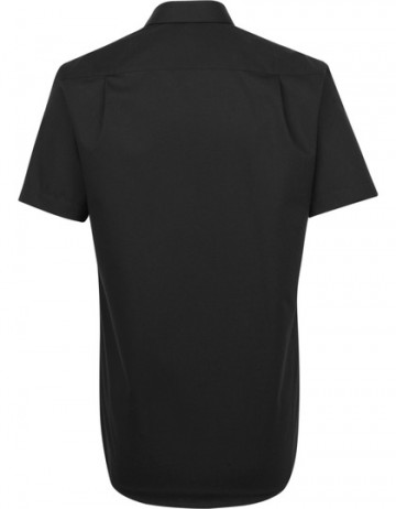 003001 Seidensticker Men's Shirt Regular Fit S/L zwart rug