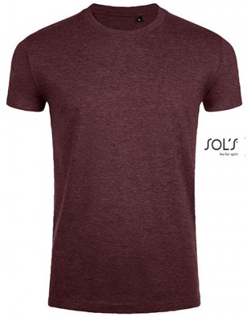 00580 Sol's Imperial Fit T-shirt heatheroxblood