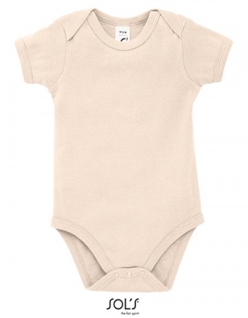 Sol's Bambino romper creamy roze