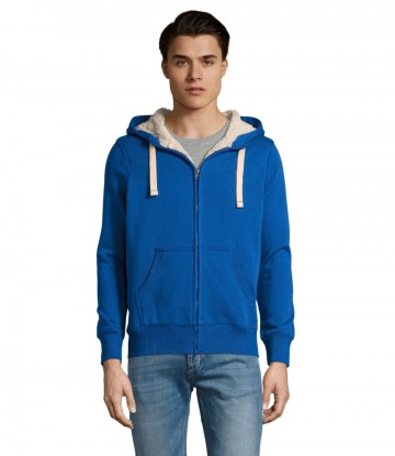 00584 Sol's Sherpa jack met rits koningsblauw