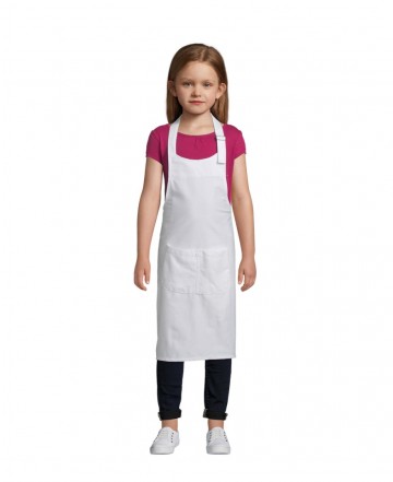 00599 00599 Sol's Gala schort Kids wit