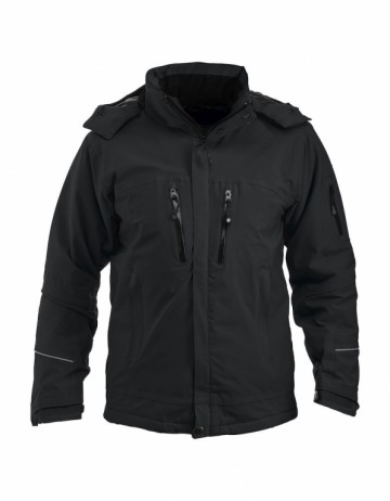 Clique Sanders softshell jack met kap