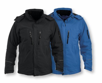 Clique Sanders softshell jack met kap
