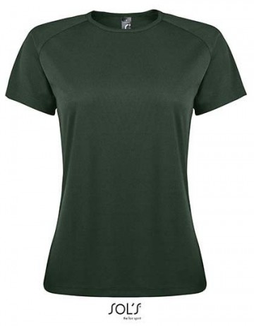 Sol's Sporty Women sportshirt bosgroen