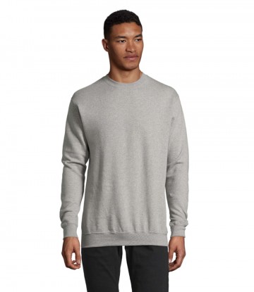 01178 Sol's Supreme unisex sweatshirt heathegrijs