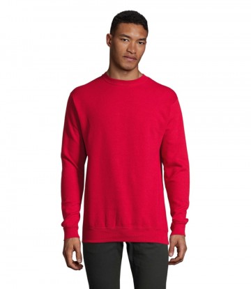 01178 Sol's Supreme unisex sweatshirt rood