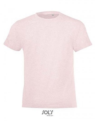 01183 Sol's Regent Fit T-shirt Kids heatherroze