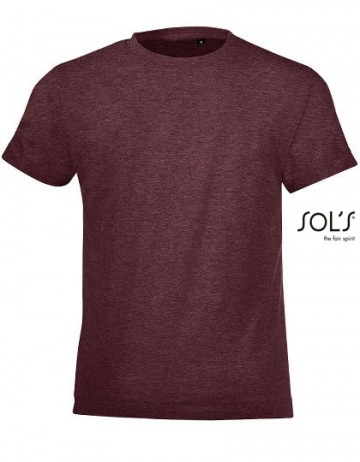 01183 Sol's Regent Fit T-shirt Kids oxblood