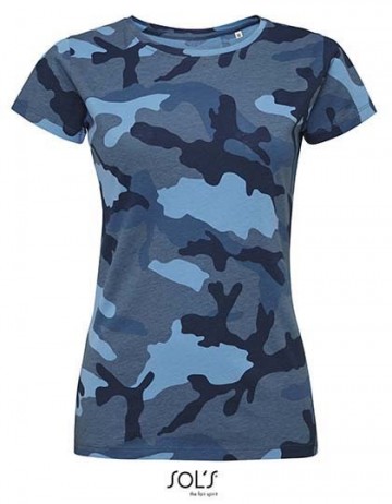 01187 Sol's Camo dames blauw camo