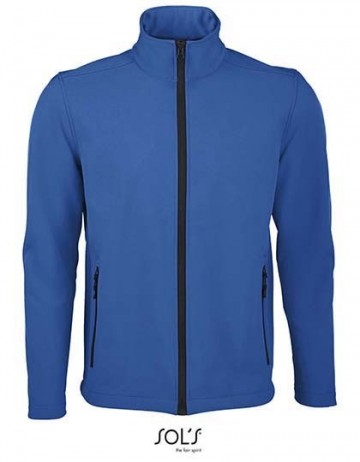 01195 Sol's Race Softshell Jack koningsblauw