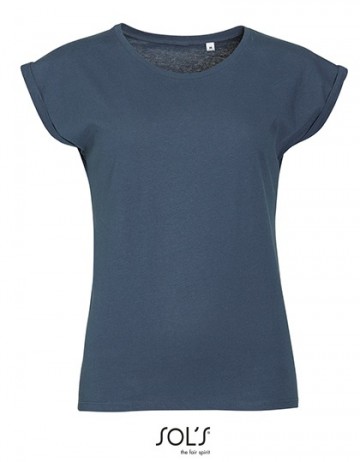 01406 Sol's Melba Trendy dames T-shirt denim