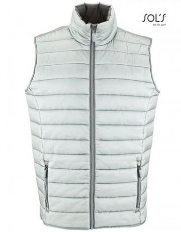01436 Sol's Wave Bodywarmer metaalgrijs