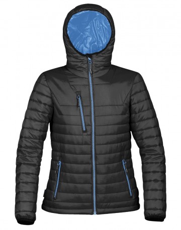 015.18 Stormtech dames Gravity Thermal jack zwart blauw