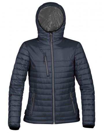 015.18 Stormtech dames Gravity Thermal jack marineblauw charcoal