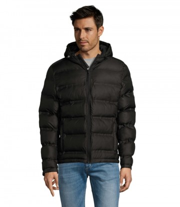 01622 Sol's Ridley gevoerde jas zwart