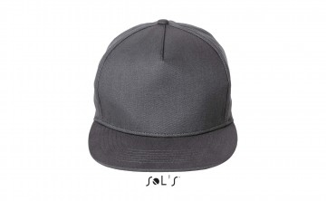 01661 Sol's Sonic cap donkergrijs