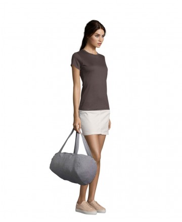 01675 Sol's Laguna Barrel Bag heathergrijs