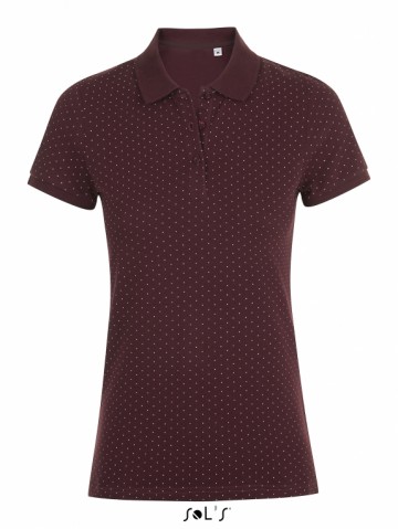 Sol's Brandy Women polo met bolletjes