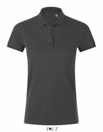 Sol's Brandy Women polo met bolletjes