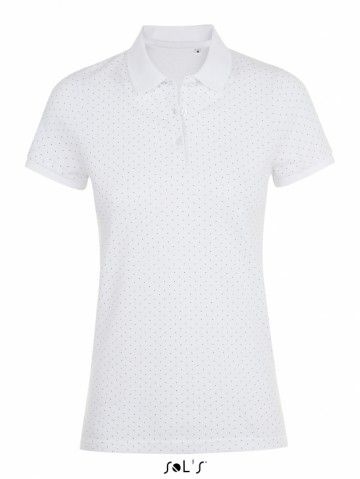 Sol's Brandy Women polo met bolletjes