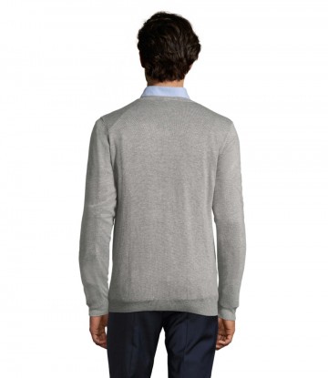 01710 Sol's Glory heren sweater heathergrijs rug