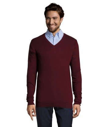 01710 Sol's Glory heren sweater oxblood