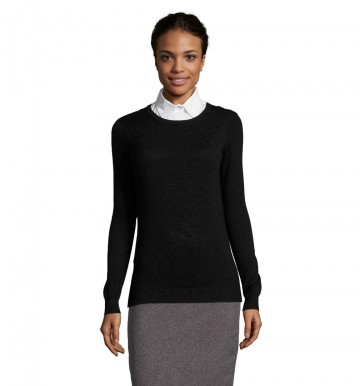 01713 Sol's Ginger dames sweater zwart