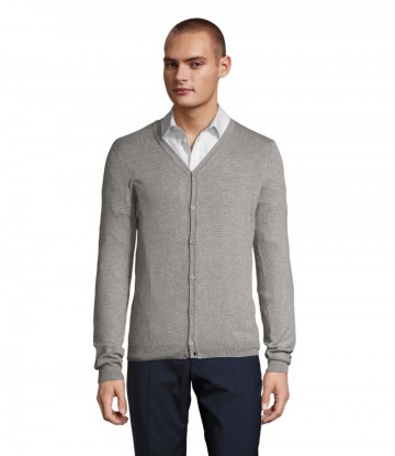 01715 Sol's Griifith heren vest heathergrijs