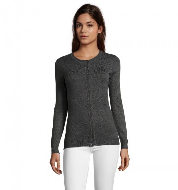 01716 Sol's Griffin dames vest houtskoolgrijsmelange