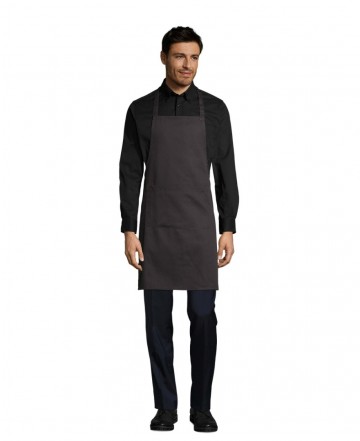 01744 Sol's Gramercy Apron donkergrijs