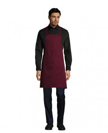 01744 Sol's Gramercy Apron kastanjebruin