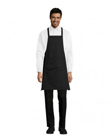 01744 Sol's Gramercy Apron zwart