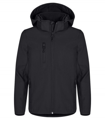 0200909 99classicsoftshelljacketjuniorblackfront