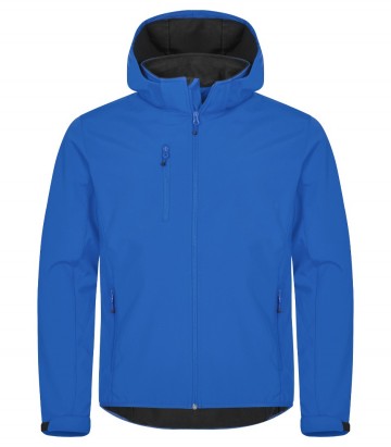 0200912 55classicsoftshellhoodyroyalbluefront