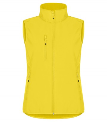0200916 10classicsoftshellvestladylemonfront
