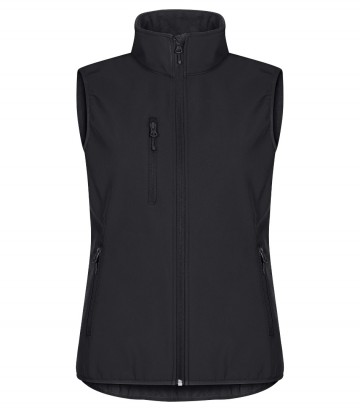 0200916 99classicsoftshellvestladyblackfront