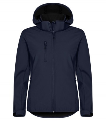 0200917 580classicsoftshellhoodyladydarknavyfront