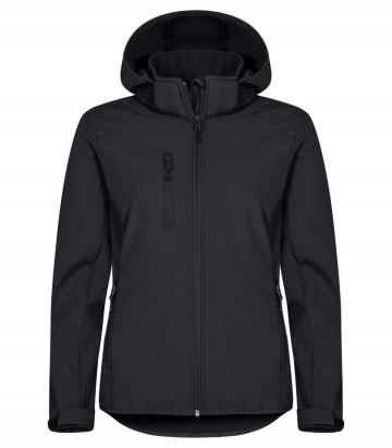 0200917 99classicsoftshellhoodyladyblackfront