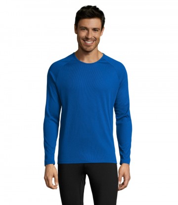 02071 Sol's Sports T-shirt Sporty L/S koningsblauw