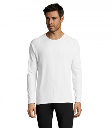 02071 Sol's Sports T-shirt Sporty L/S wit