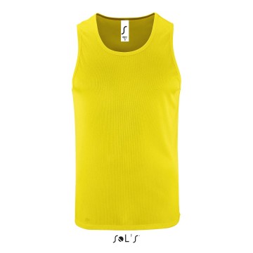 02073 Sol's Sporty Sport heren Tanktop neongeel