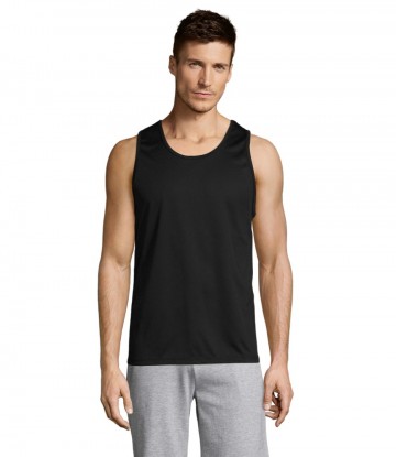 02073 Sol's Sporty Sport heren Tanktop zwart