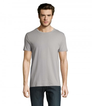 02076 Sol's Milo heren T-shirt puurgrijs