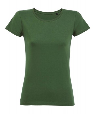 02077 Sol's Milo dames T-shirt flessengroen