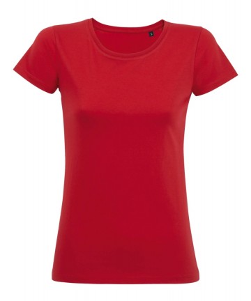 02077 Sol's Milo dames T-shirt rood